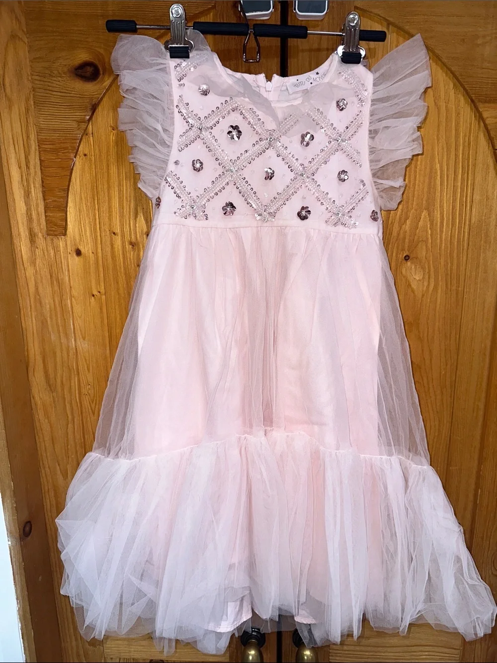 Tutu Du Monde Light Pink Tulle Embellished Formal Dress